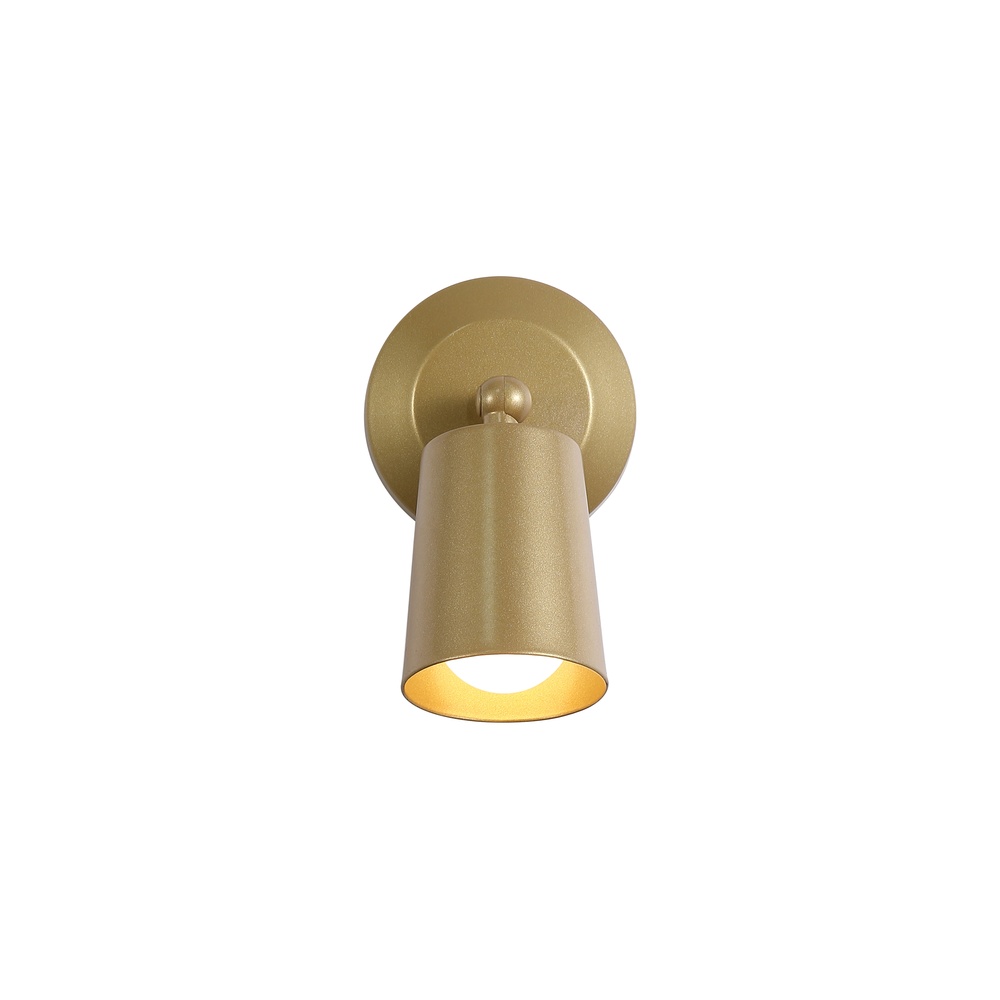Searchlight USB Oplaadbare wandlamp Cone goud - 23340GO