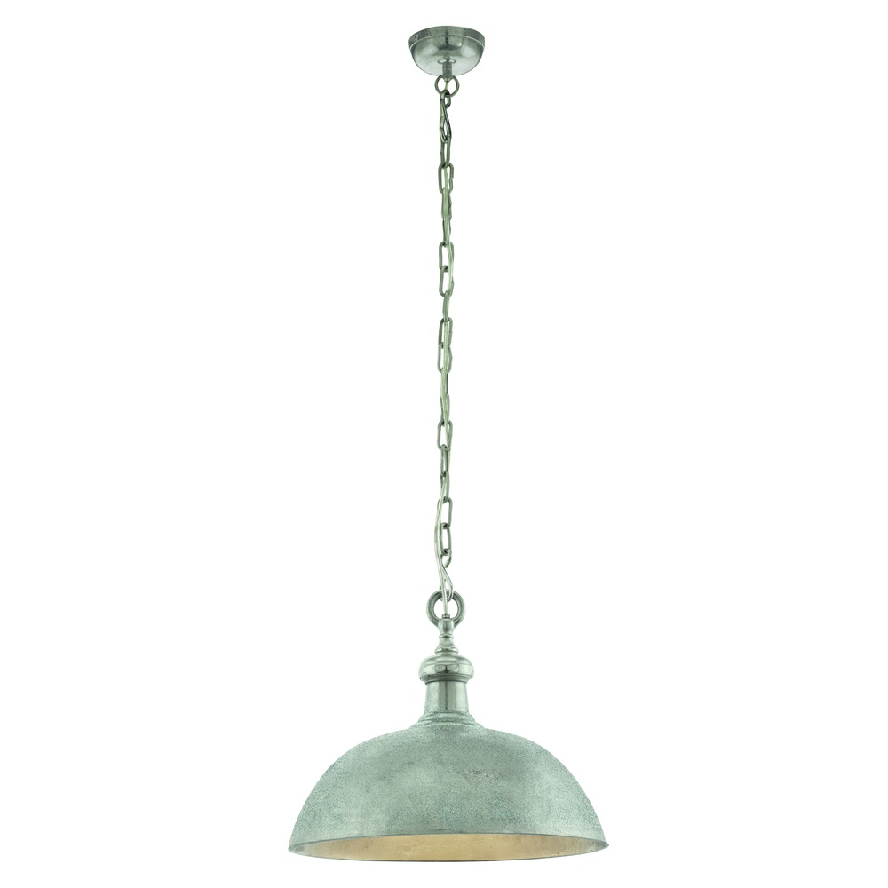 Eglo Klassieke hanglamp Easington nikkel - 49181