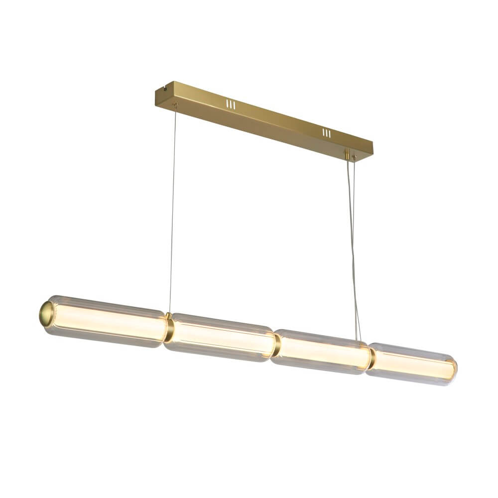 Searchlight Moderne hanglamp Mod messing - 26254SB