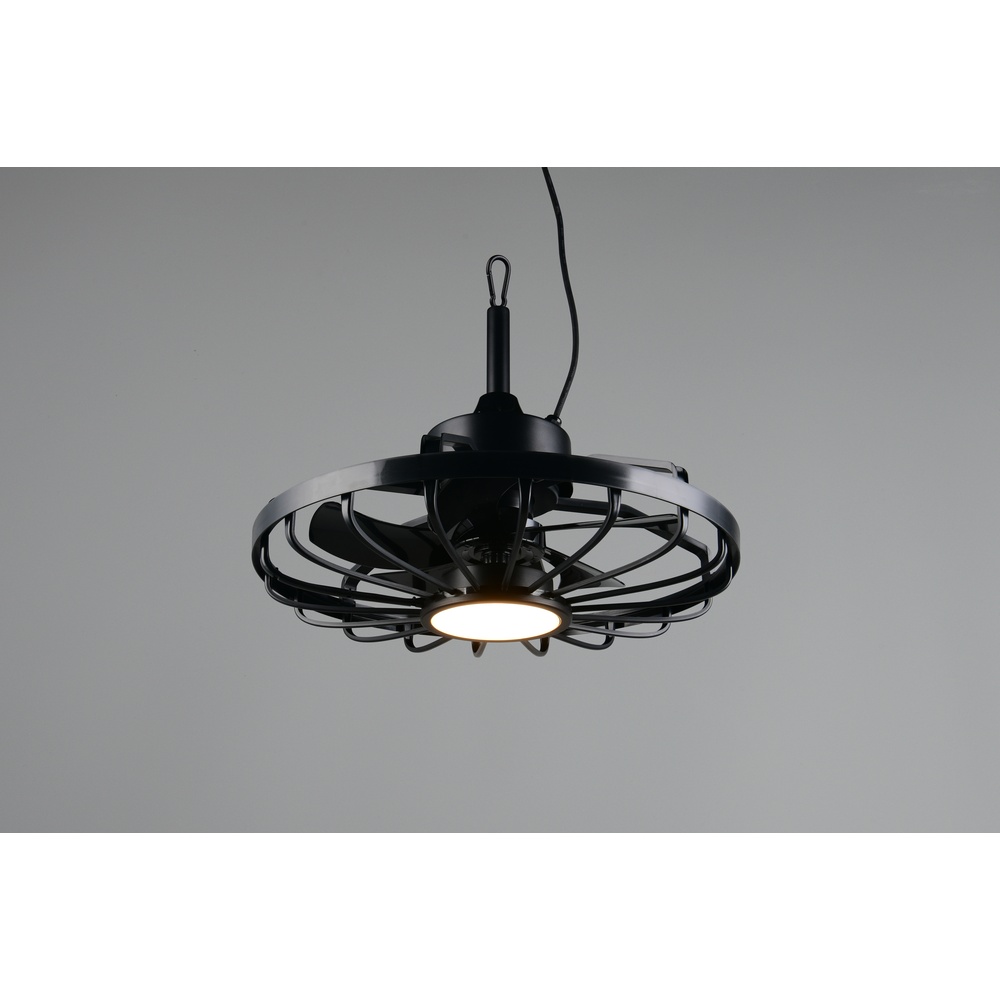 Trio Zwarte ventilatorOslo Ø 51cm - R69692102