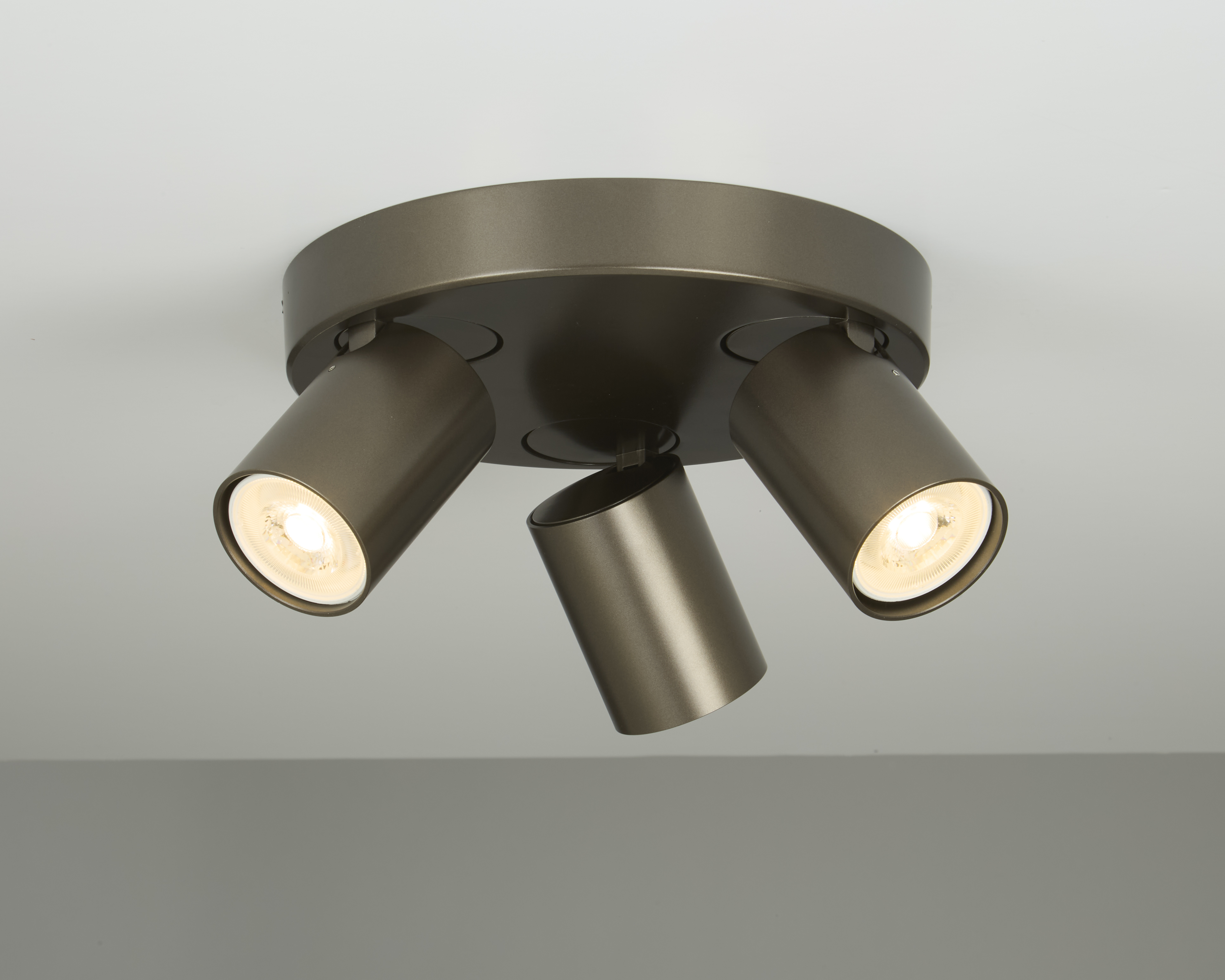 Lyora PlafondlampMoon 3 rond brons - 510922