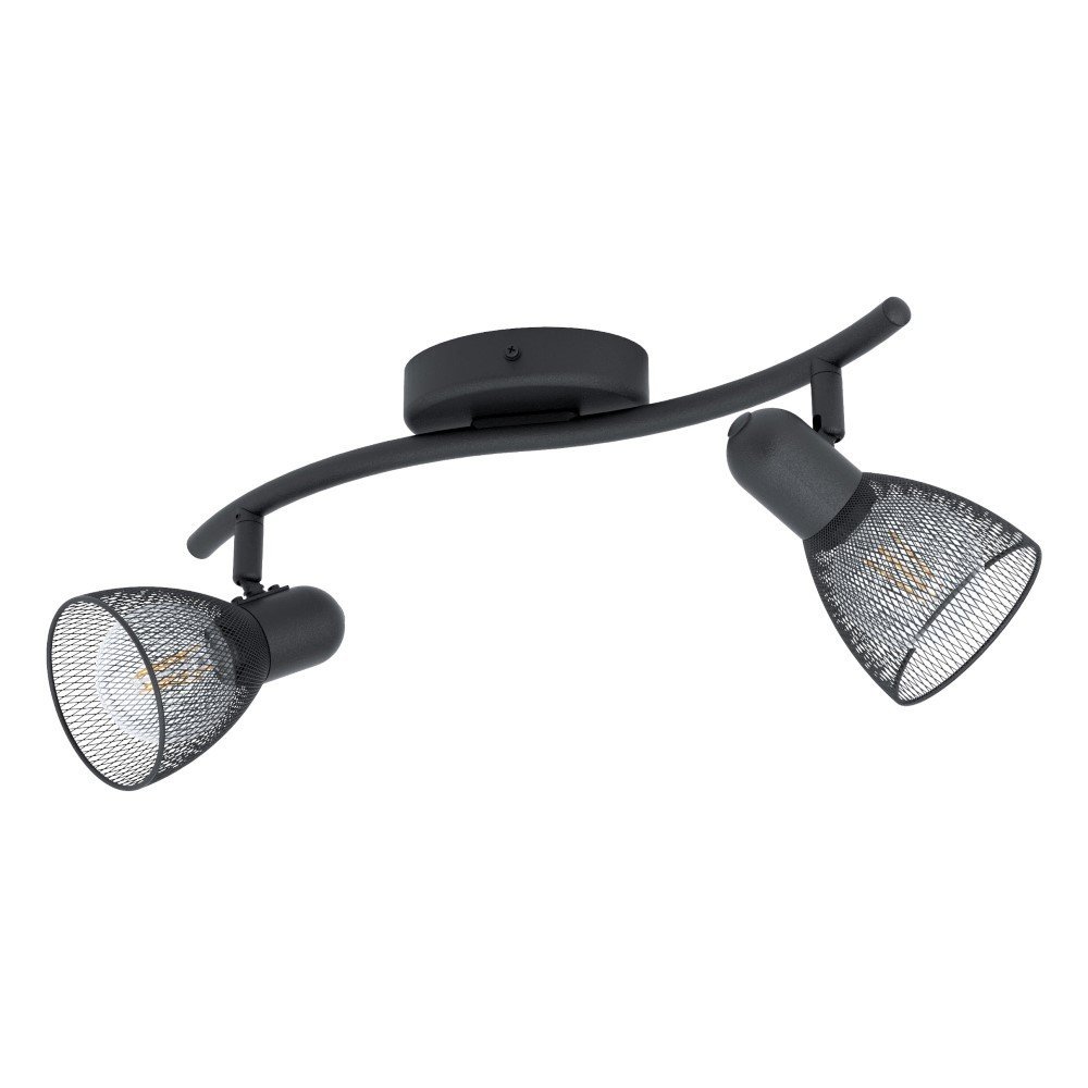 Eglo SpotCarovigno 2-lichts zwart - 98622 afbeelding