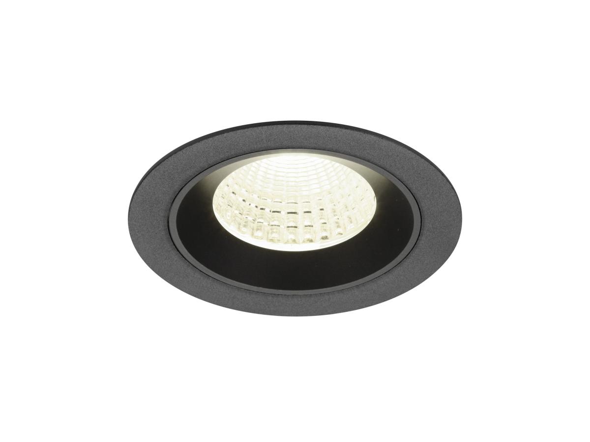 SLV InbouwspotNuminos M zwart 4000K - 55gr - 1009637