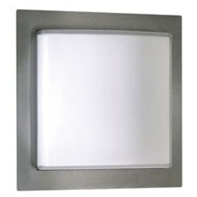 Albert RVS buitenlamp wandlampSquare 26cm - 696205