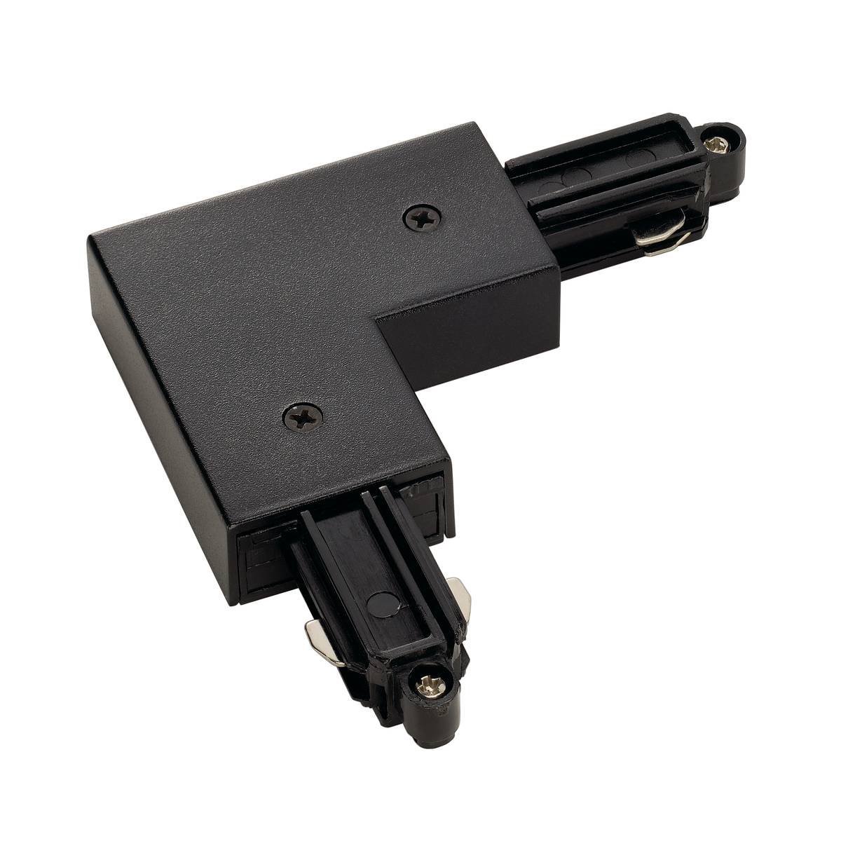 SLV 1-fase L-Connector 2 hoekverbinder aarde binnen zwart - 143060