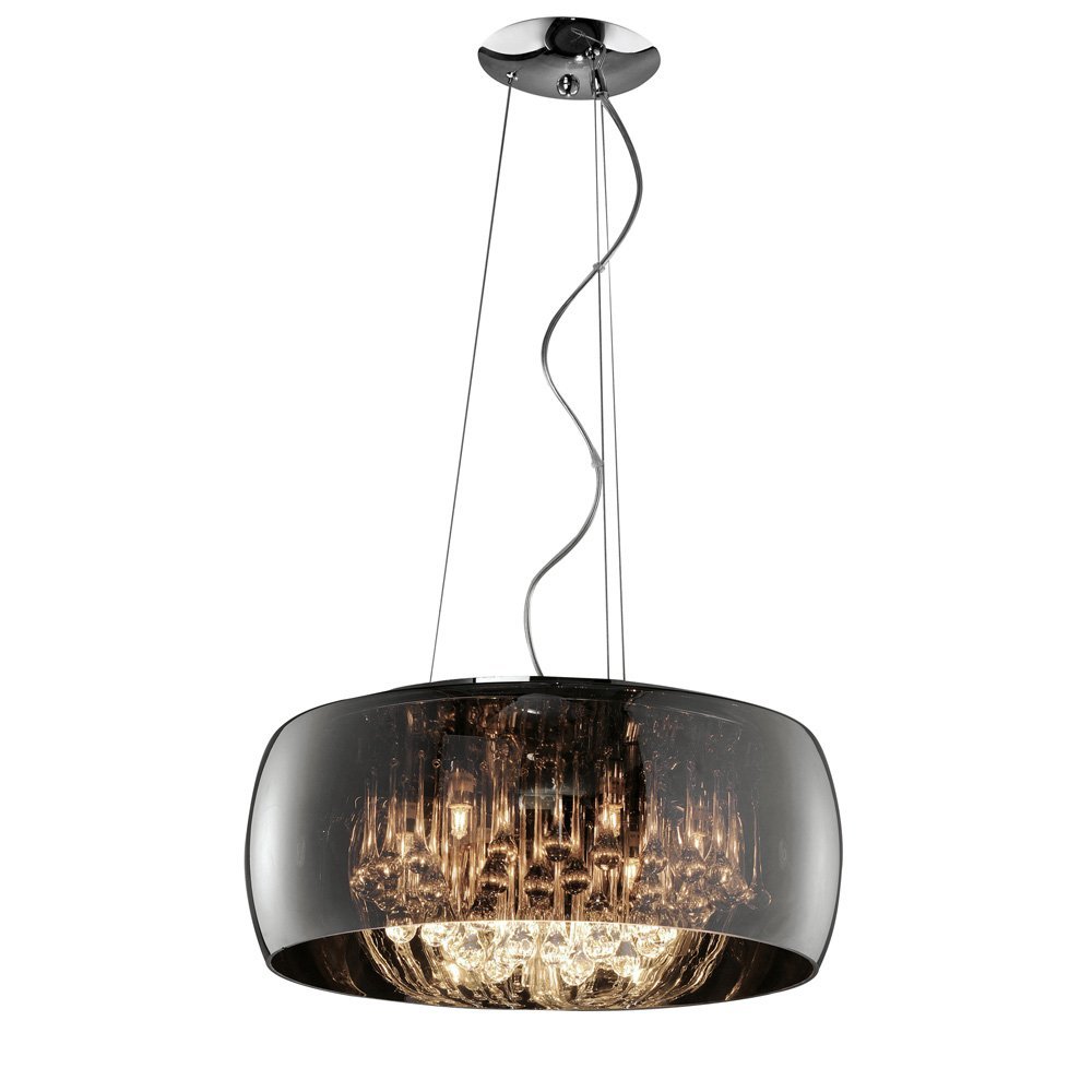 Trio Design hanglamp Vapore 6-lichts 50cm smoke - 311210606