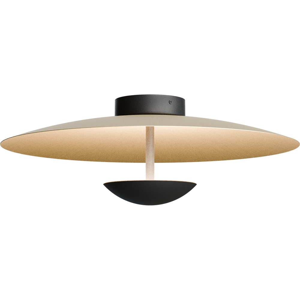 Masterlight Plafondlamp 16cm Scala Ø 45cm zwart met goud - 5195-05-02-45