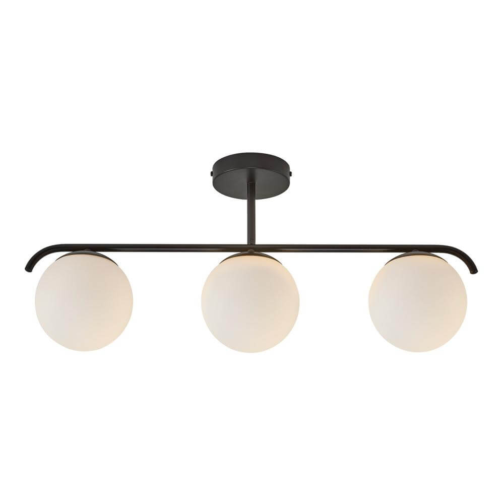 Nordlux Design plafondlampGrant zwart 3-lichts - 2010583003