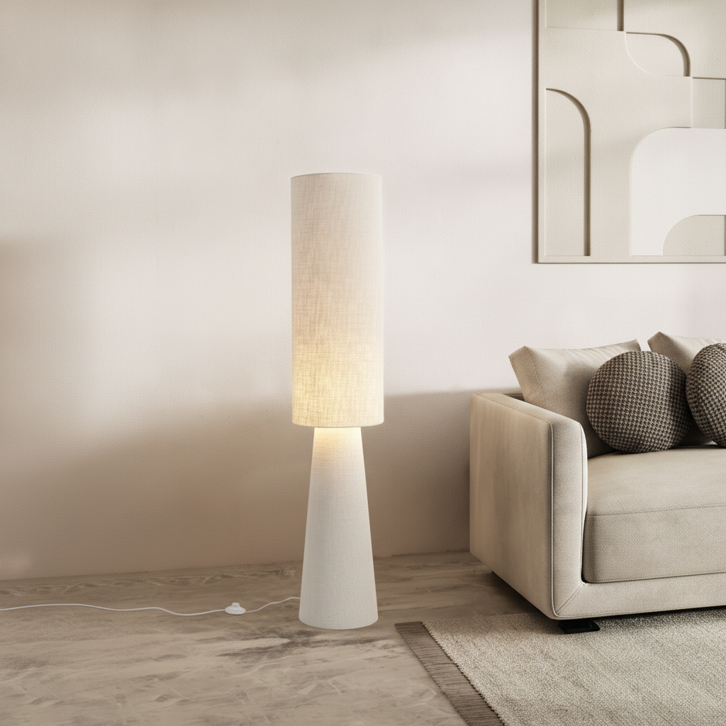 Lyora Japandi vloerlampNebia beige - 9061150