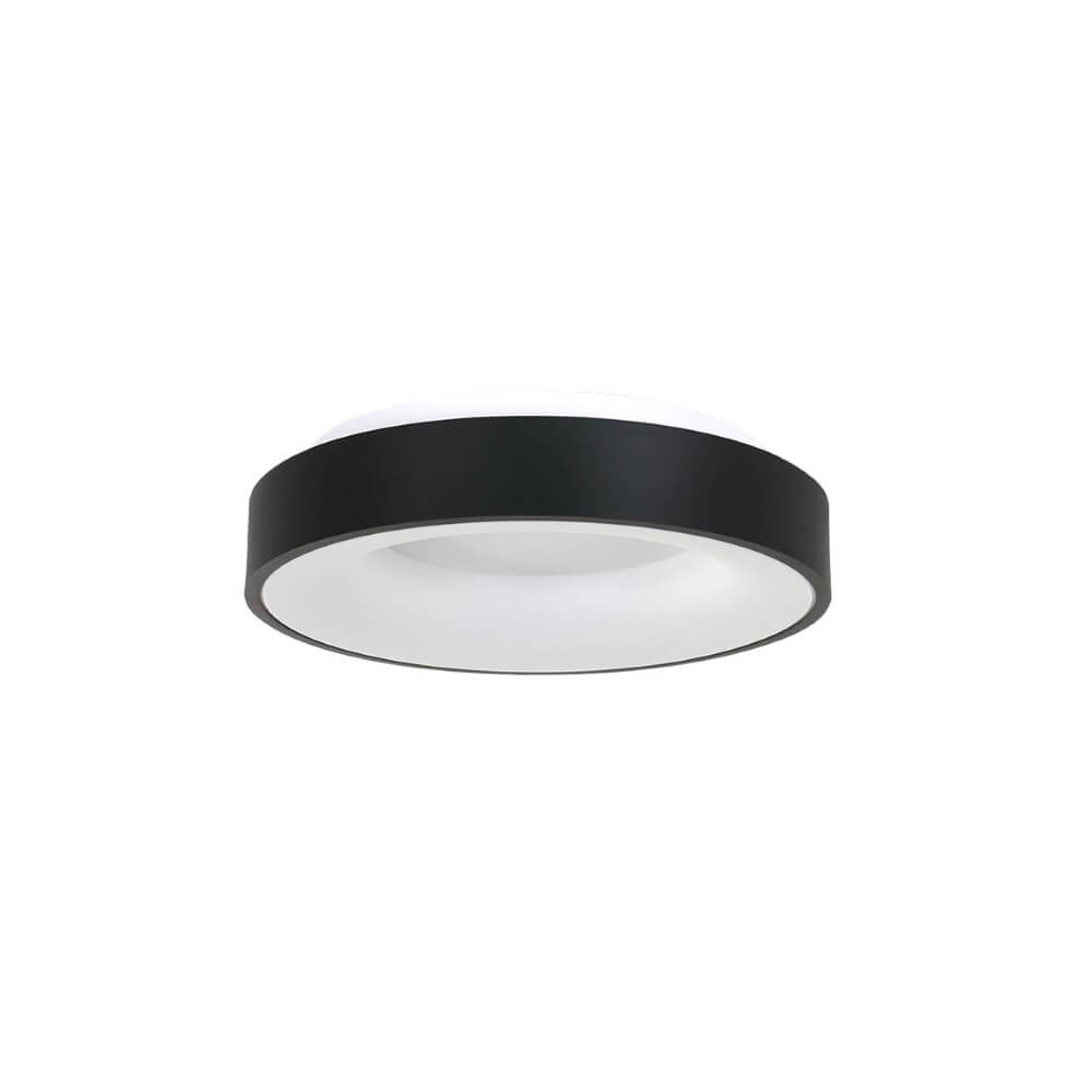 Steinhauer Zwarte plafondlampRinglede Ø 30cm - 3086ZW