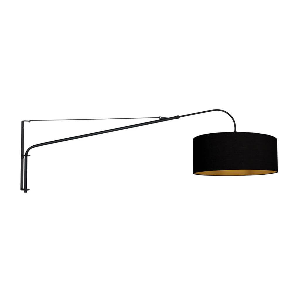 Steinhauer WandlampElegant Classy zwart - 3958ZW