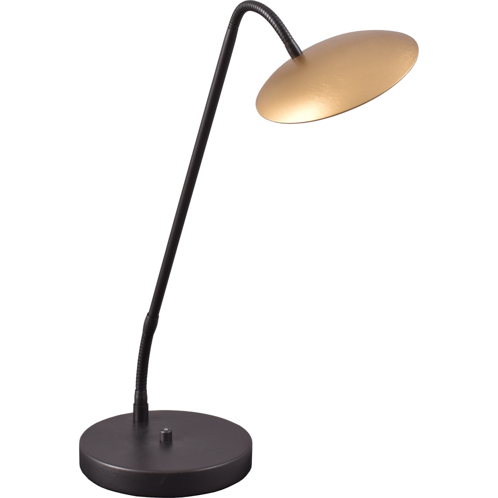 Masterlight Flex tafellamp Scala zwart met goud - 4190-81-02