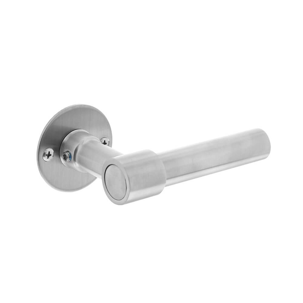 Intersteel Deurklink L/L-modelKrucko met plat rozet 2mm RVS - 0035.167002