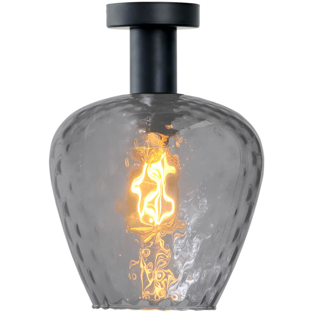 Masterlight Plafondlamp - Ø 21cm - Porto met Diamond smoke glas - 5710-05-05-05-5