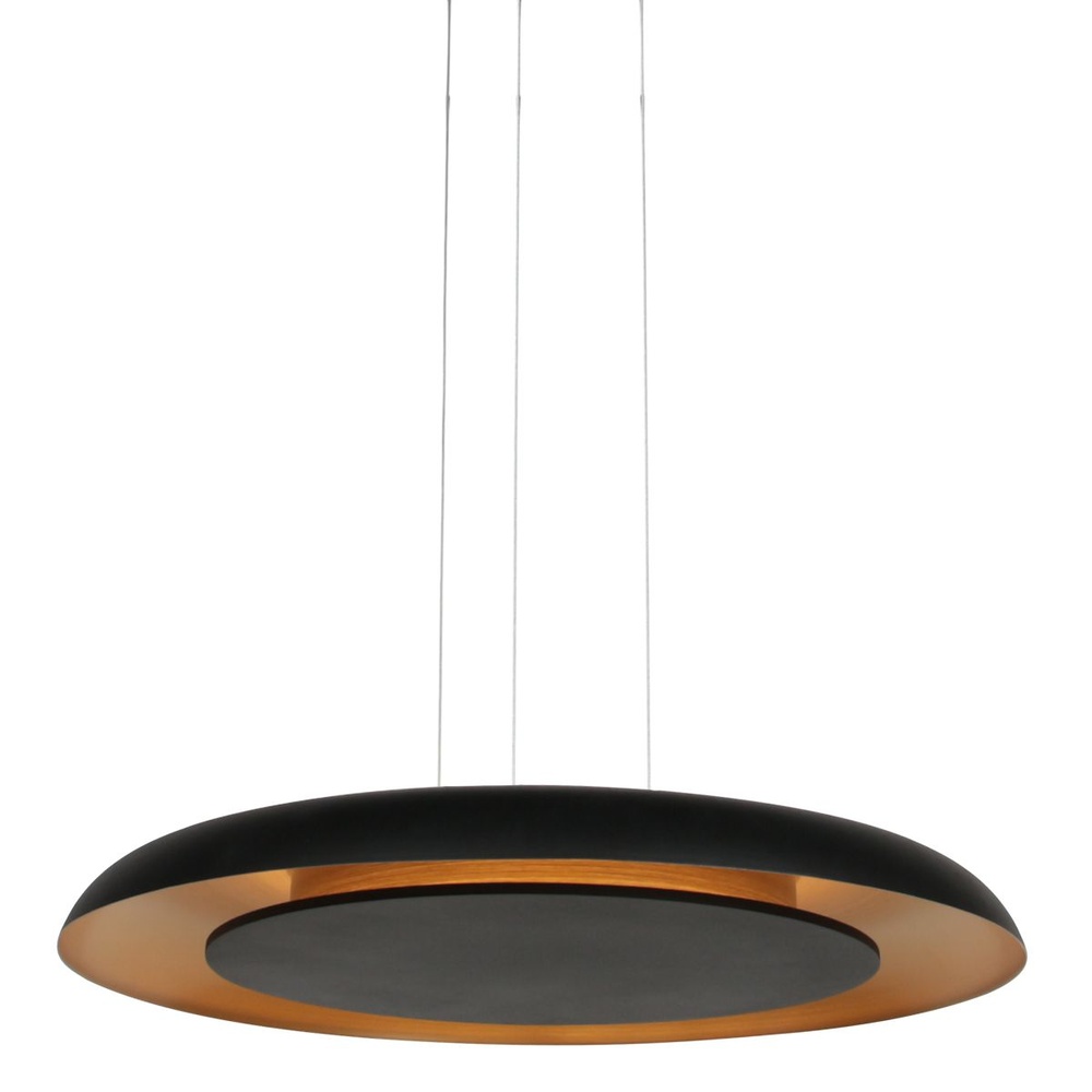 Steinhauer HanglampGolden Veil zwart Ø 60cm - 4332ZW