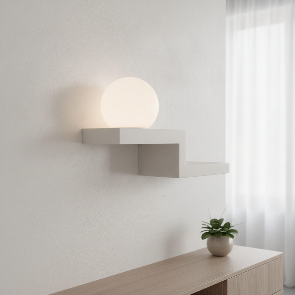 Lyora Bedlampje Room wit met draadloze oplader - 110536