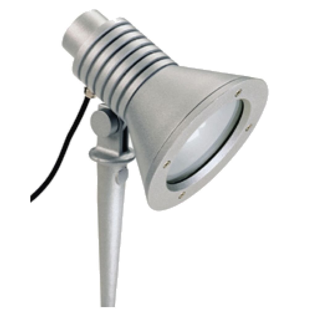 Albert Tuinspot op pin Orientable 20cm - grijs - 692183
