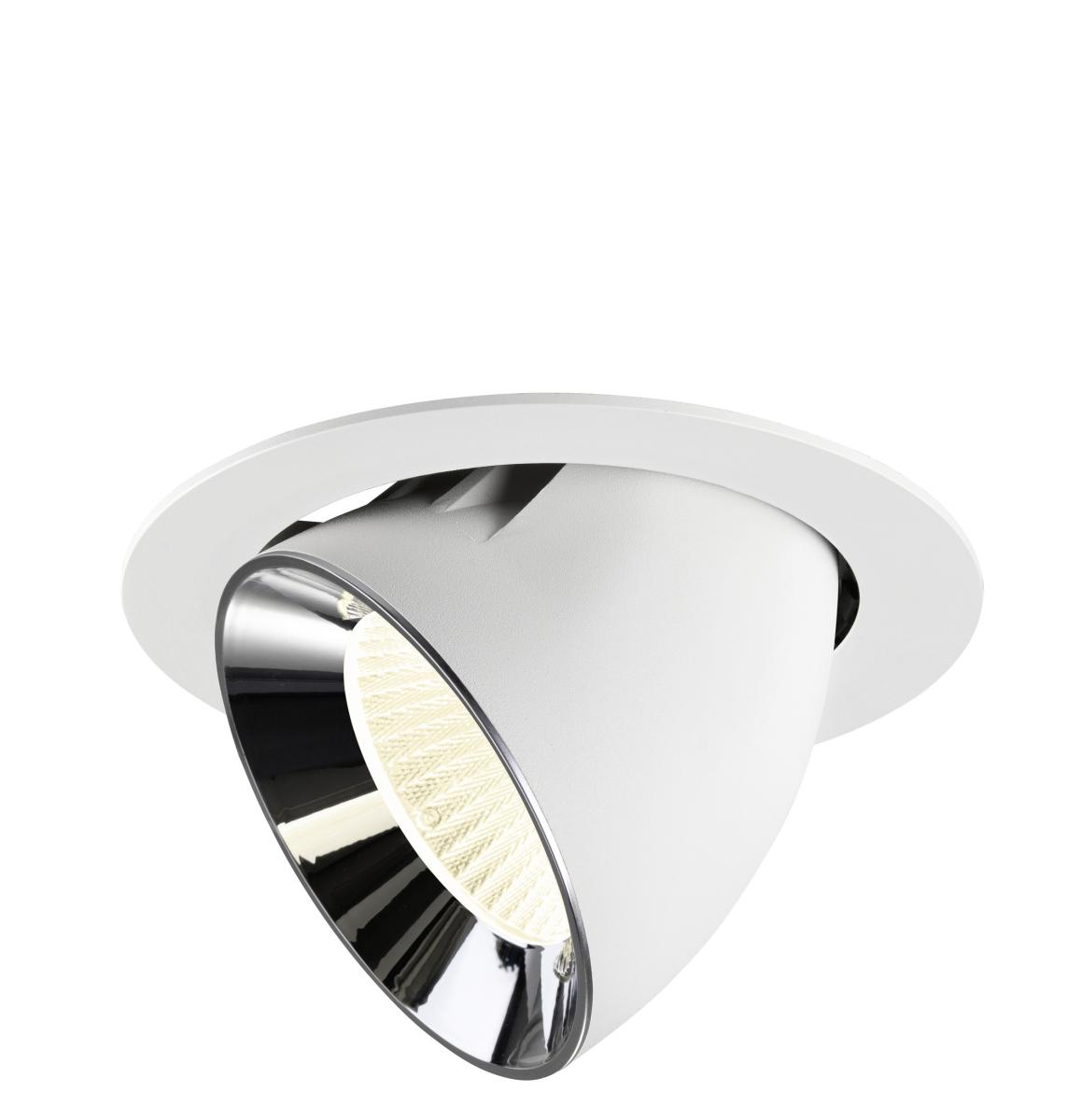 SLV InbouwspotNuminos Gimble XL wit/chroom 4000K - 40gr - 1009914