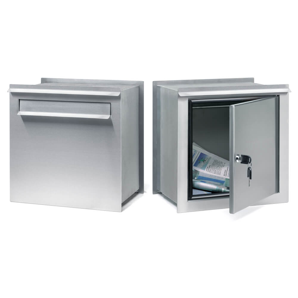 Bobi InbouwbrievenbusX400 RVS - 01.03.03.60
