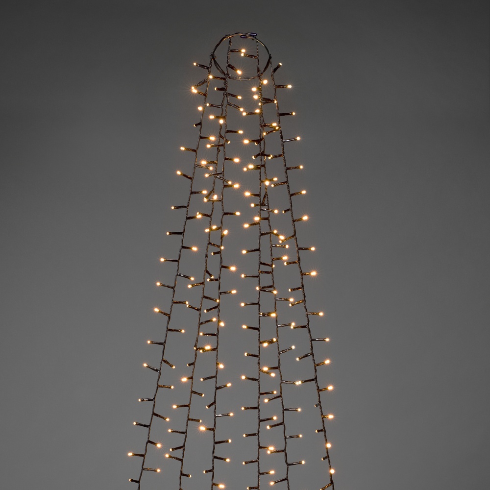 KonstSmide Verlichtingset240cm - 6x 110 led - 2100K voor kerstboom - 6650-800