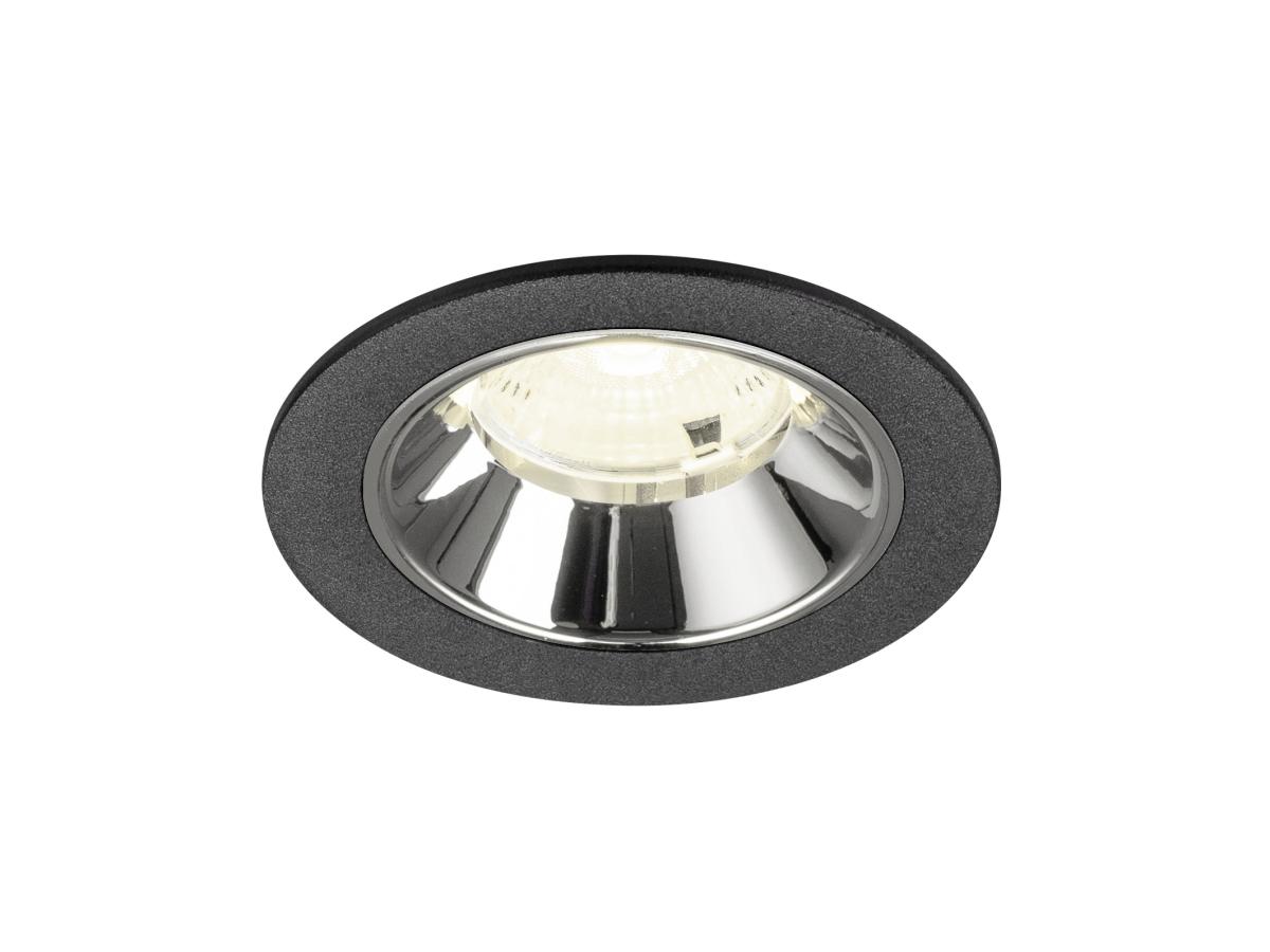 SLV InbouwspotNuminos S zwart/chroom 4000K - 55gr - 1009477