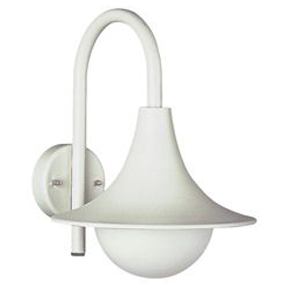 Albert Wandlamp buiten down Lanor 37cm - wit - 680669