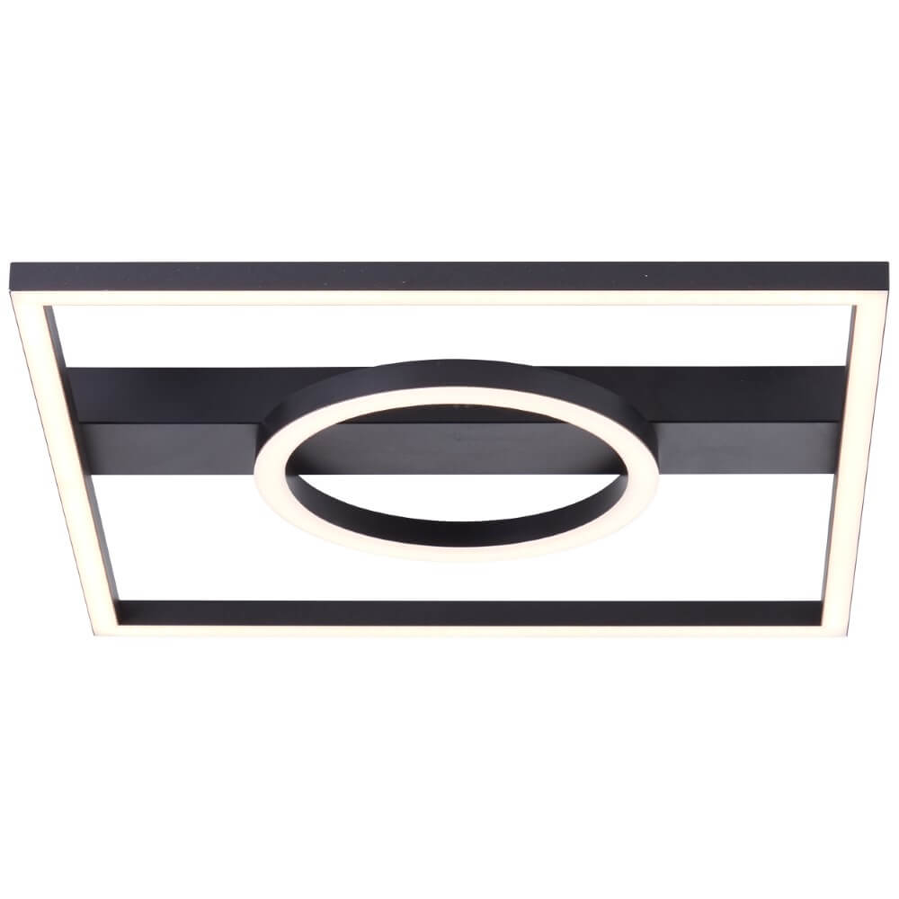Brilliant Plafondlamp Maureen 40 x 40cm zwart - G99929A06