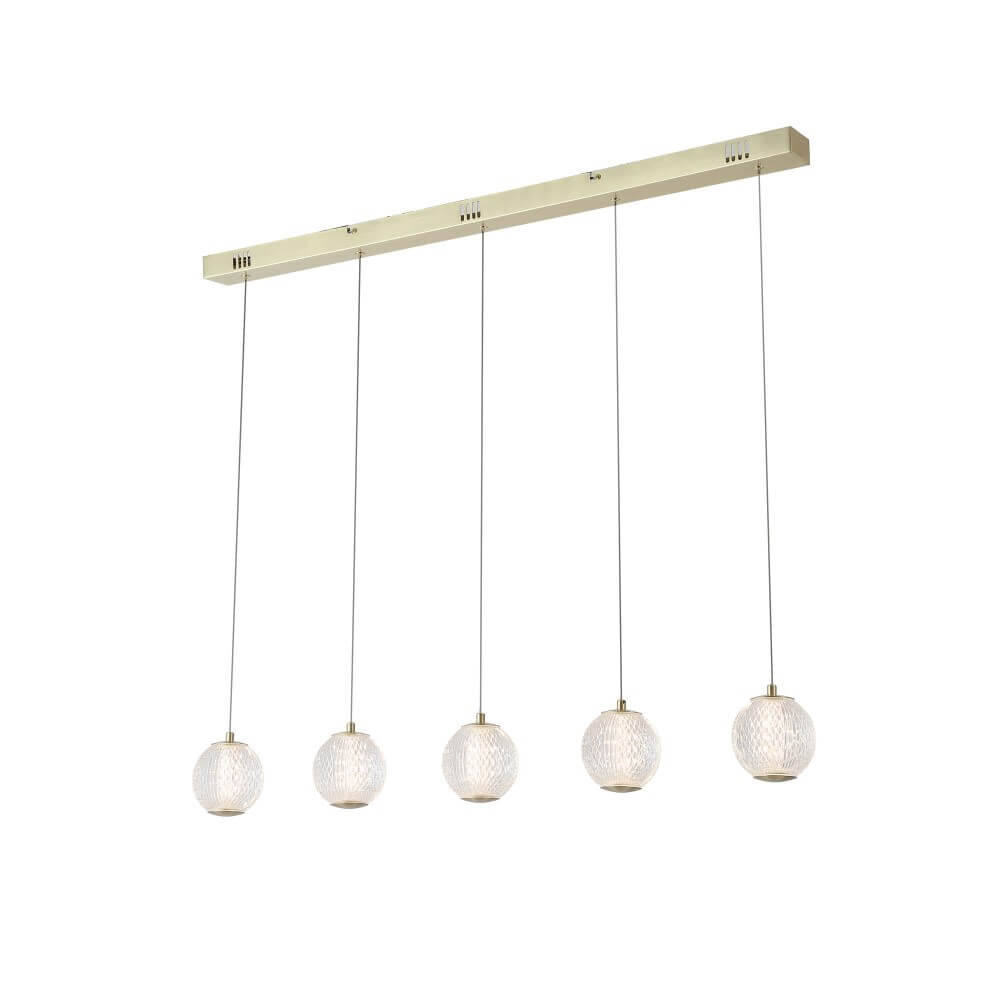 Searchlight 5-lichts hanglampAllure oosters - 51485-5SB