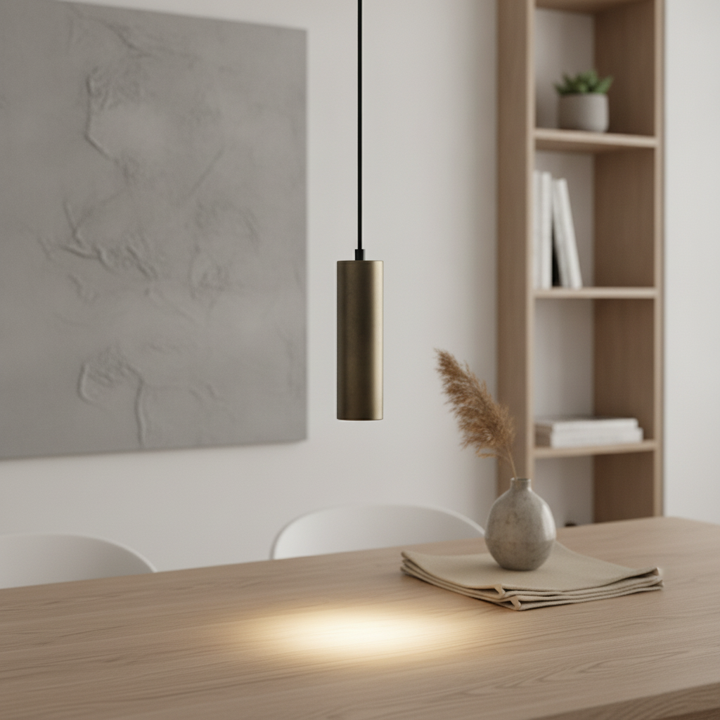 Artdelight Design hanglamp Milano licht brons 25cm - HL MILANO-250 LB