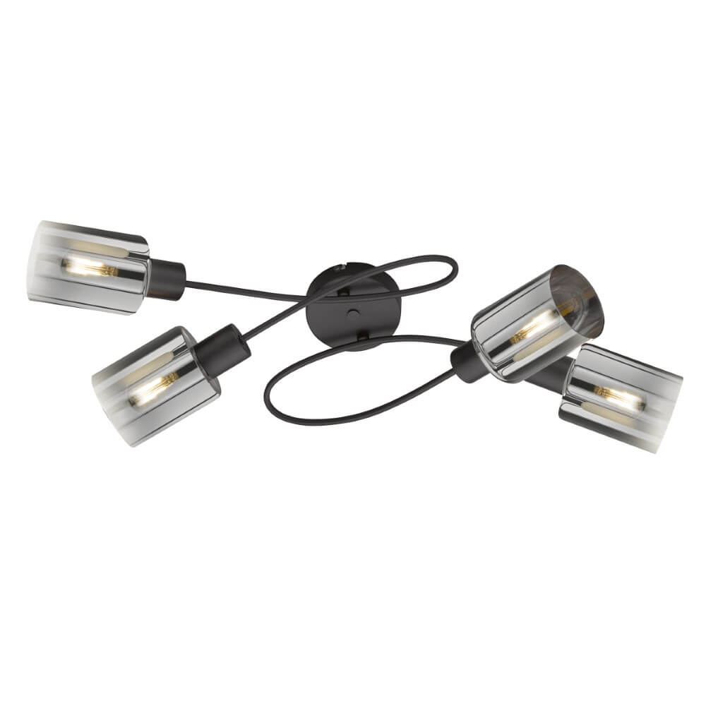 Fischer & Honsel PlafondlampIska 4-lichts - 21321
