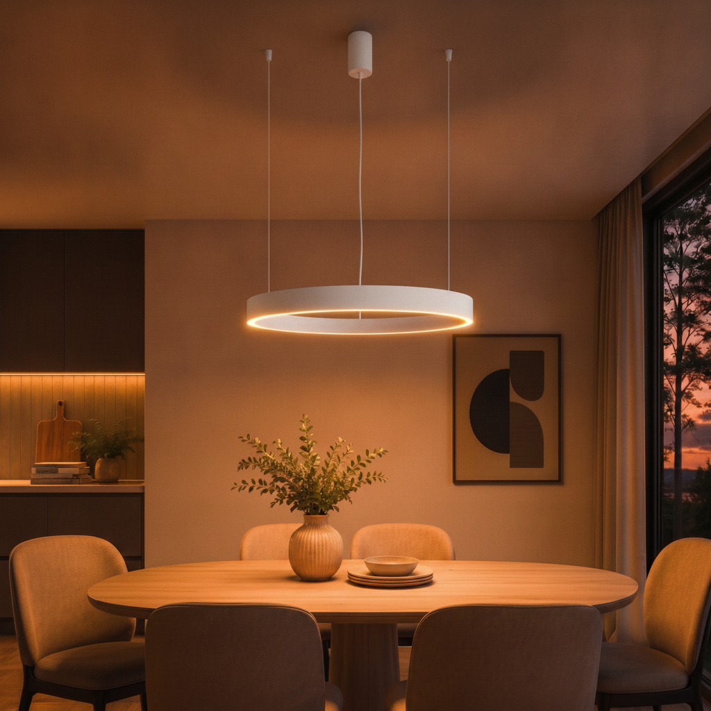 Lyora Hanglamp Motif wit Ø 60cm 3000K - 110211