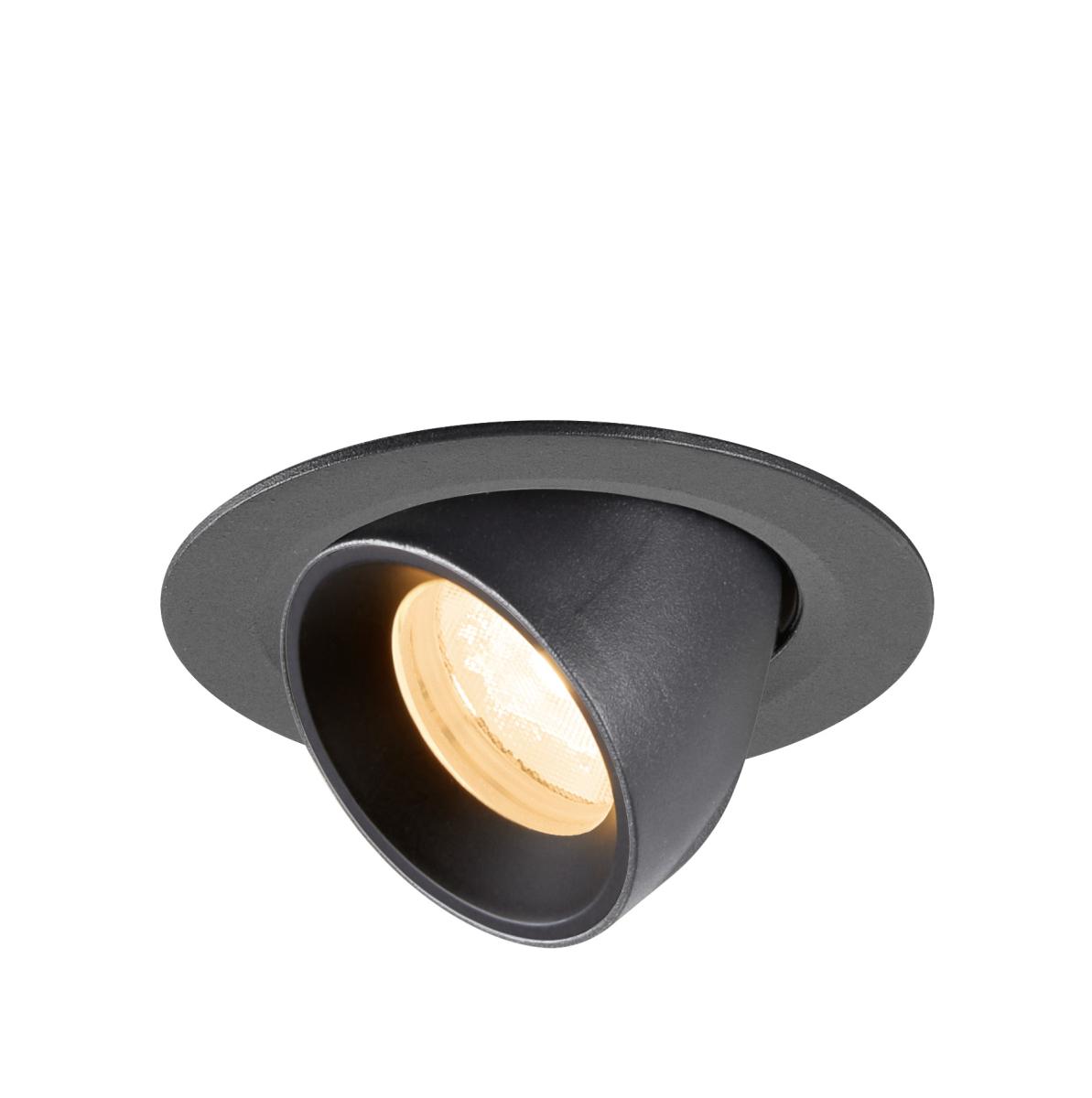 SLV InbouwspotNuminos Gimble XS zwart 2700K - 40gr - 1010029