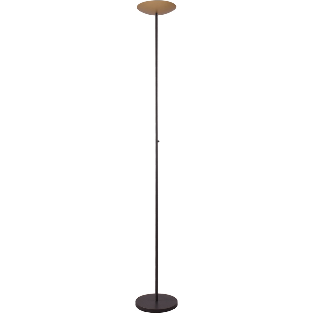 Masterlight Design vloerlamp Scala zwart met goud Ø 25cm - 1192-81-02