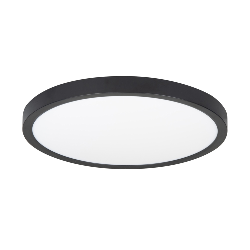 Highlight Zwarte plafondlampPiatto Ø 30,5cm - P6641.01