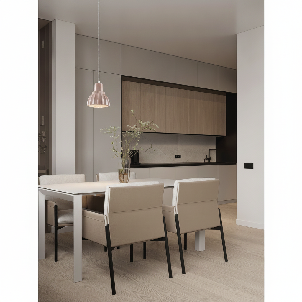 Lyora HanglampPicco wit met mokka bruin - 9009331