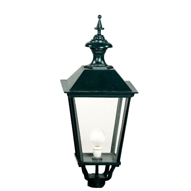 KS Verlichting Vierkante nostalgische lantaarn lamp Bergeijk K6 zwart - 1411