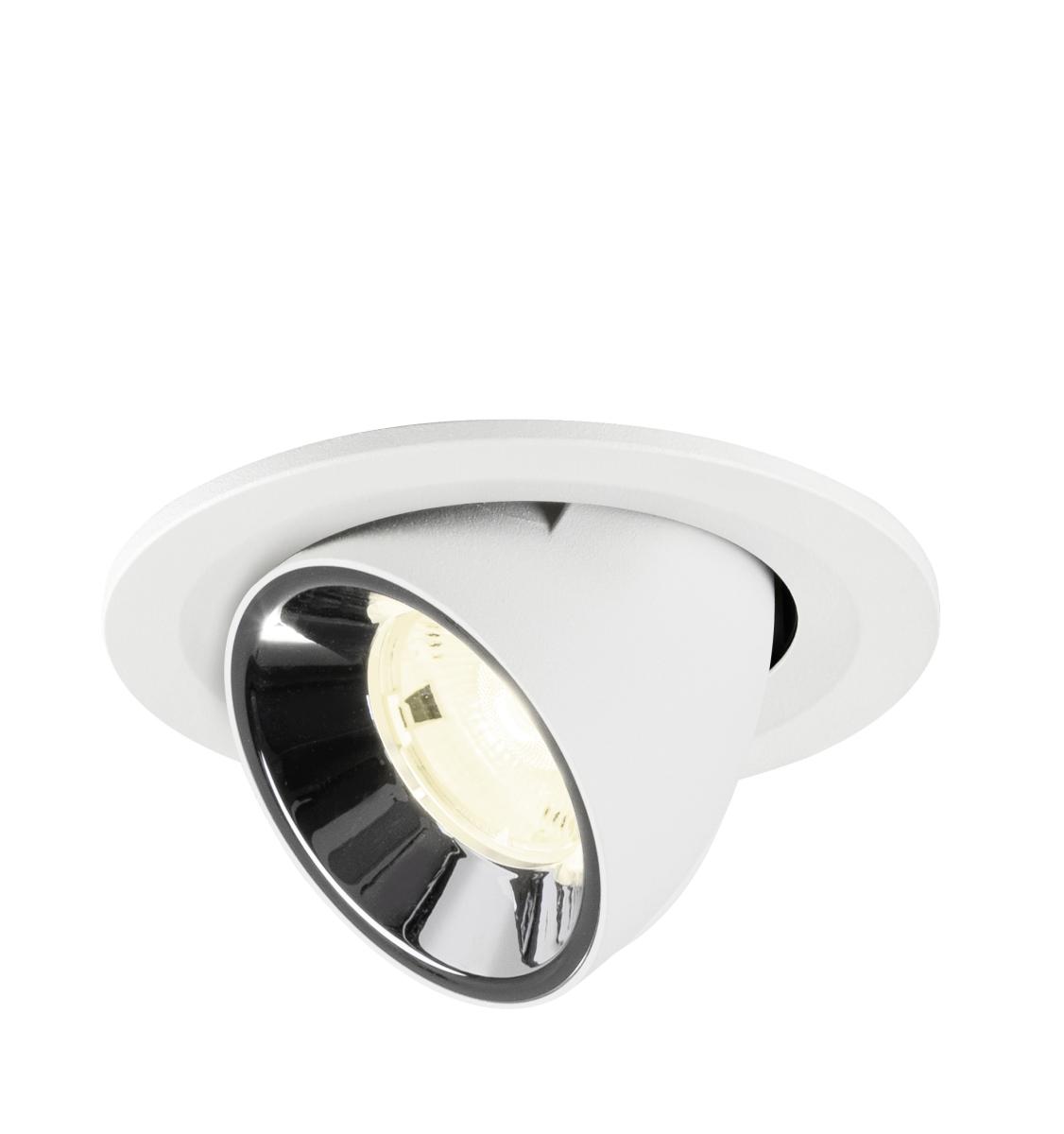 SLV InbouwspotNuminos Gimble S wit/chroom 4000K - 20gr - 1009426