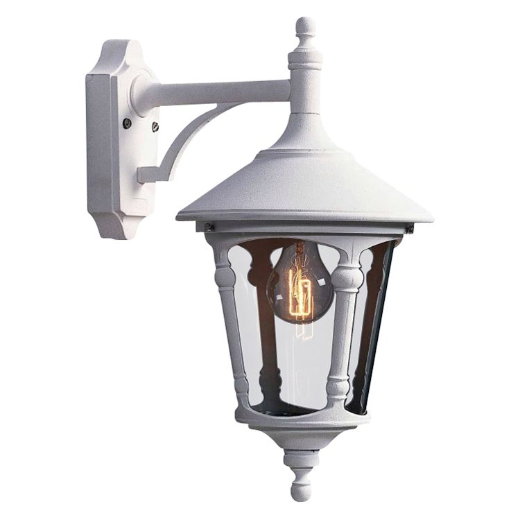 KonstSmide Klassieke muurlamp Virgo Down wit - 568-250