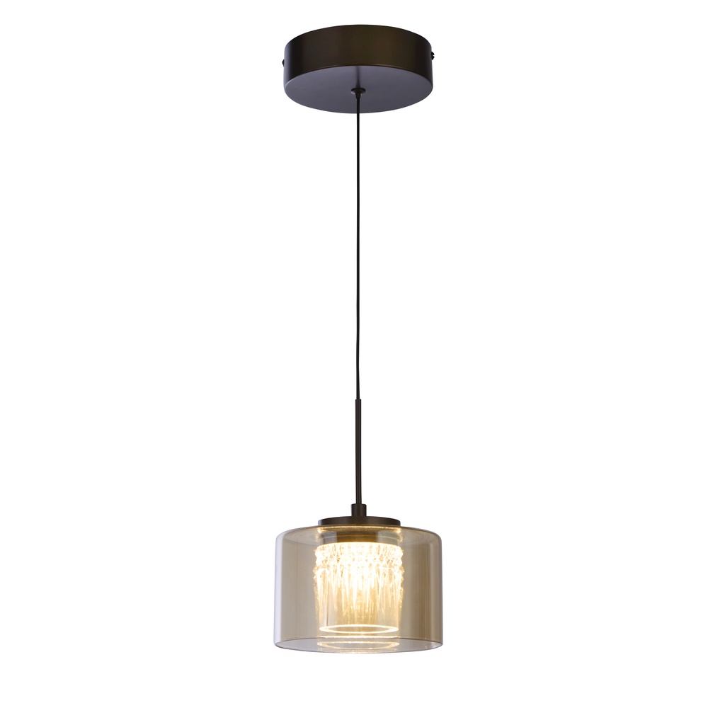 Design hanglamp Tumblers enkel brons