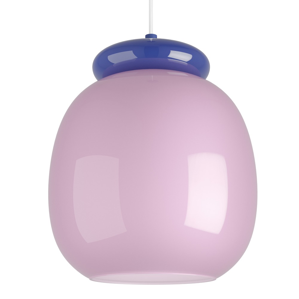 Design hanglamp Berardelli roze met blauw Ø 23cm Eglo 9008606404933