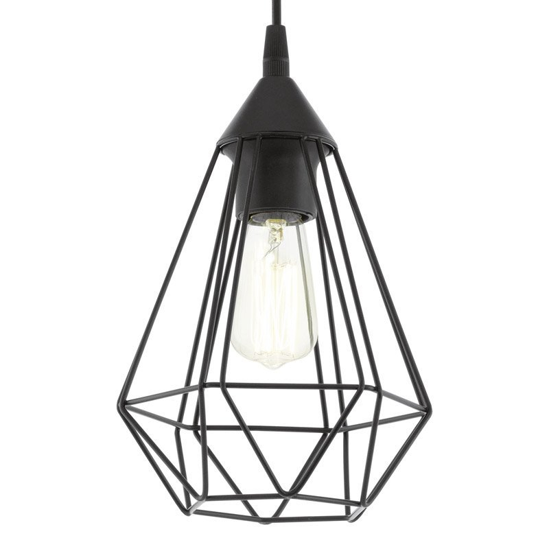 Eglo Hanglamp Tarbes 17cm zwart - 94187