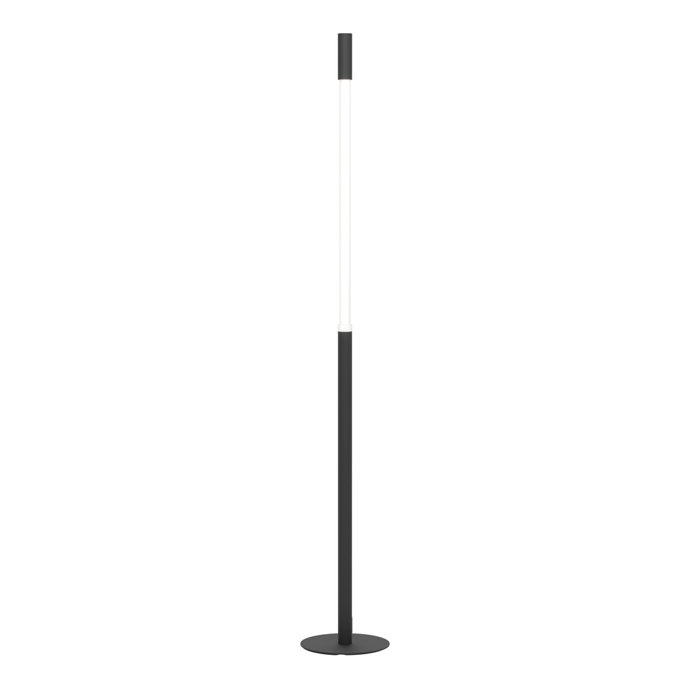 Strakke vloerlamp Parabita zwart met wit Eglo 9008606392414