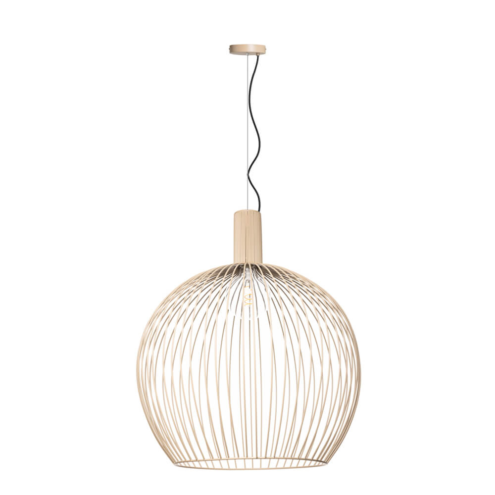 ETH Zandkleurige hanglamp Wire Sand Ø 60cm - 05-HL4457-59