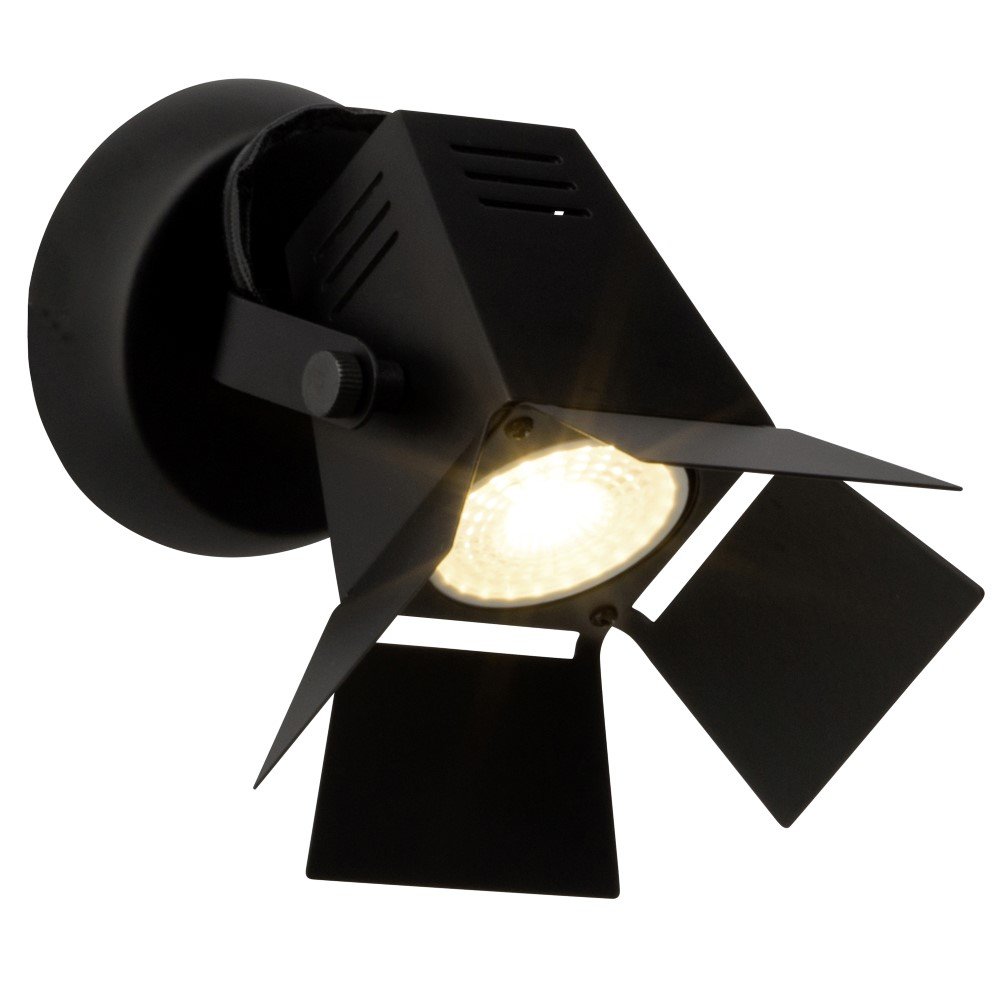 Brilliant Zwarte led spotMovie Led - G08910/76 afbeelding