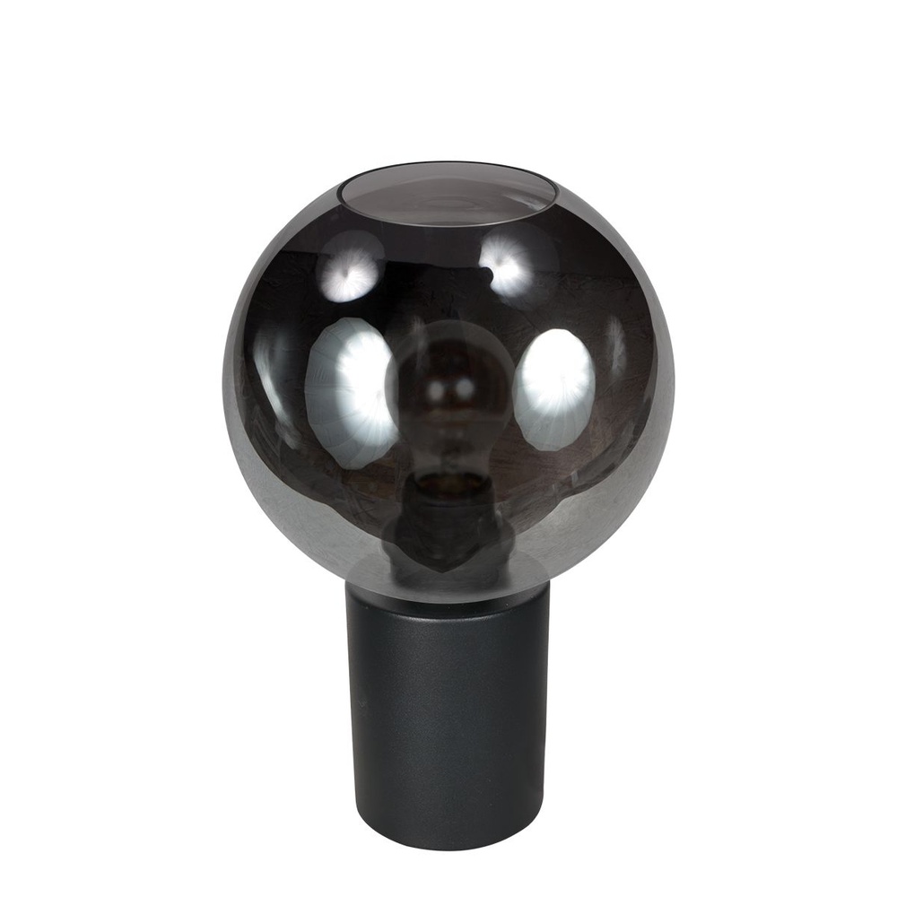 Steinhauer TafellampBloeba bol smoke glas Ø 20cm - 4380ZW