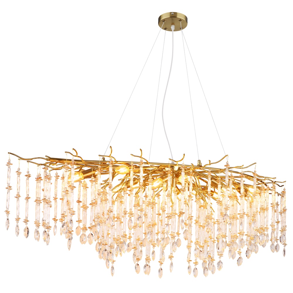 Globo Hanglamp Gloria 150cm goud - 64142H3