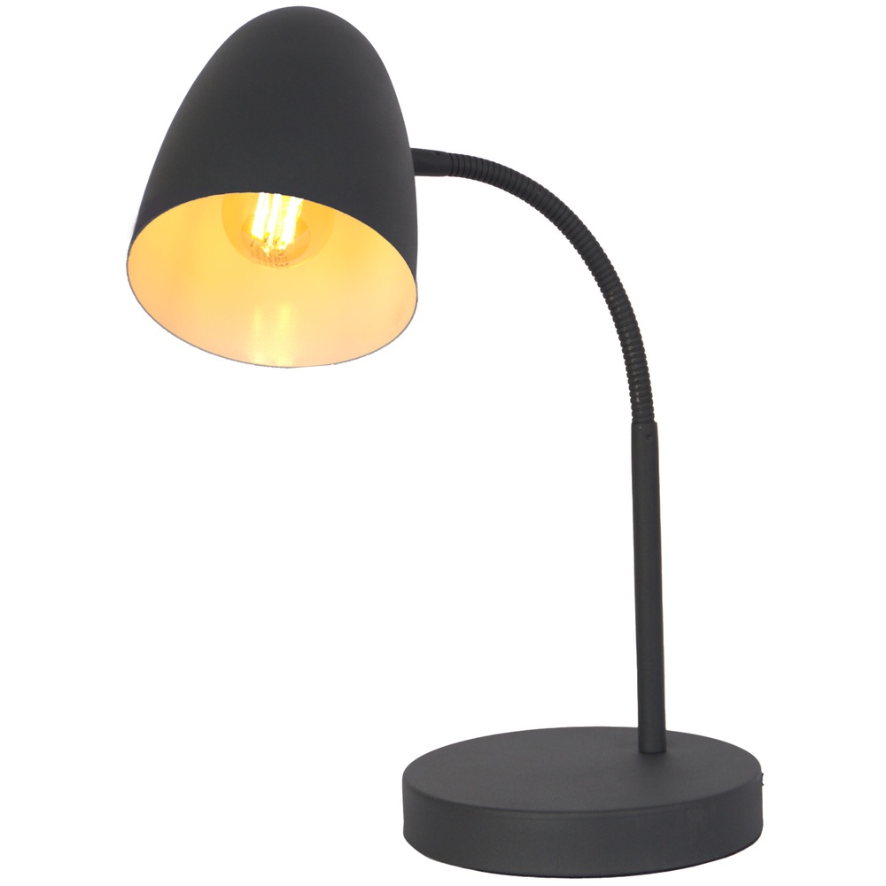 Globo BureaulampJason zwart - 50870108