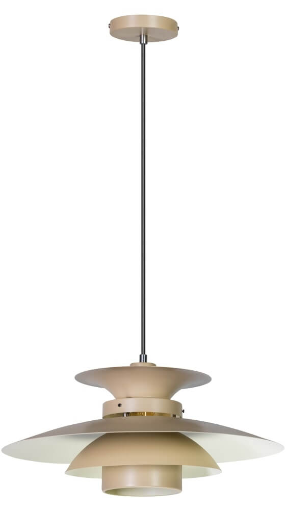 ETH Stoere hanglamp Potenza 50cm creme - 05-HL4093-59