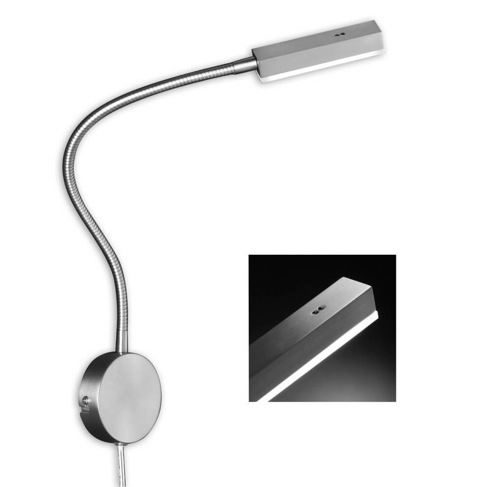 LED Wandlamp - Bedlamp met USB C poort en schakelaar | Wit | 2W | 140 lumen | Niet