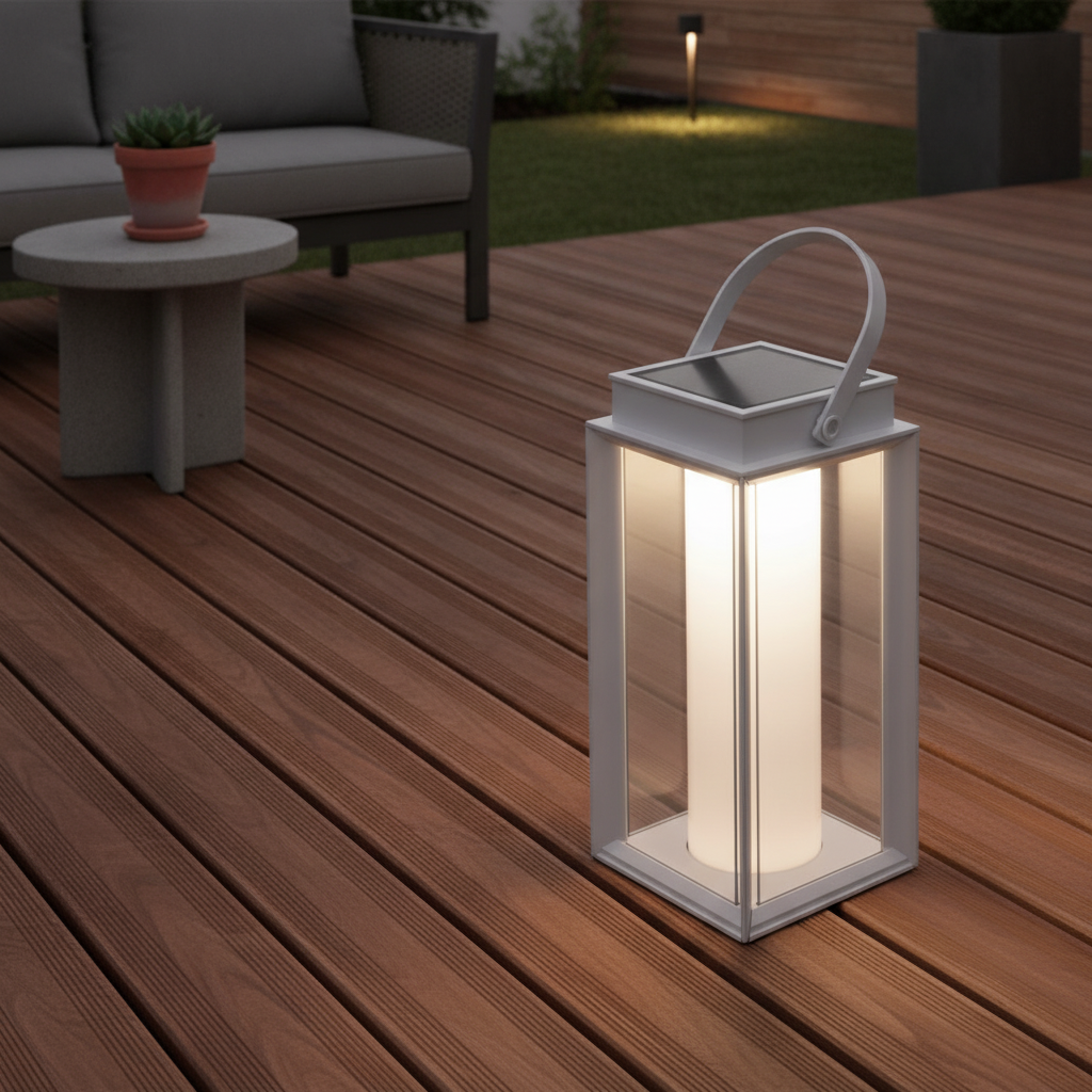 Lyora Solar tafellampVerhal wit - 109006